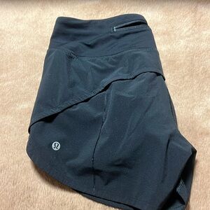 Lululemon black short size 0